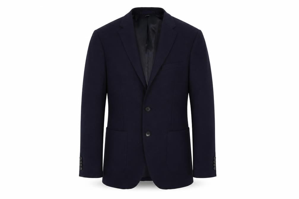 Marks & Spencer Mens Blue Polyamide Jacket Suit Jacket Size 38 Regular