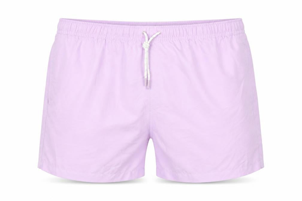 Marks & Spencer Mens Purple Polyester Bermuda Shorts Size 3XL L6 in Regular Drawstring - Swim Shorts