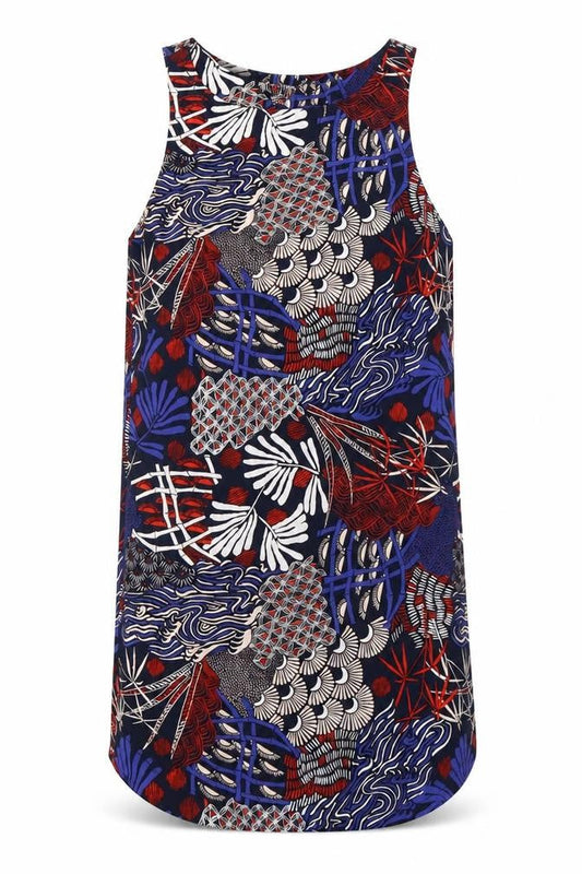 H&M Womens Multicoloured Polyester Shirt Dress Size 4 Round Neck Pullover