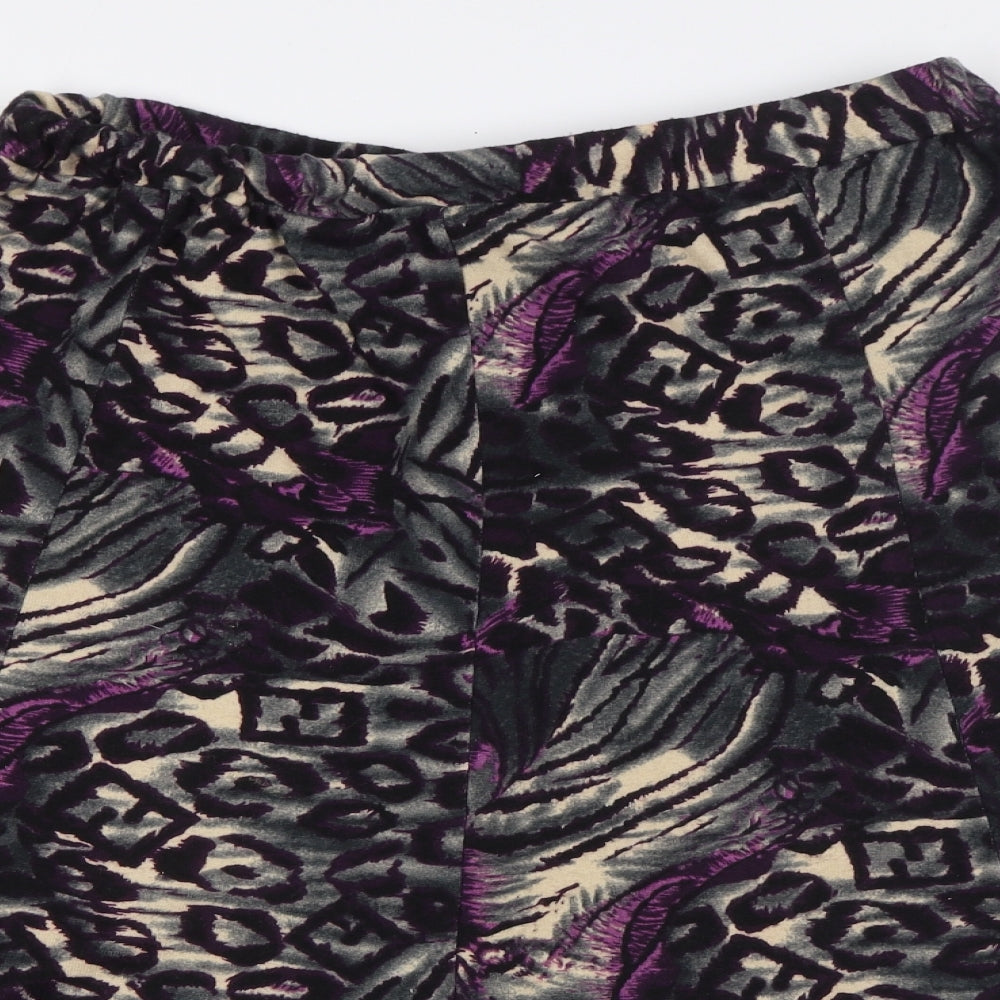 Afibel Womens Multicoloured Polyester A-Line Skirt Size 16