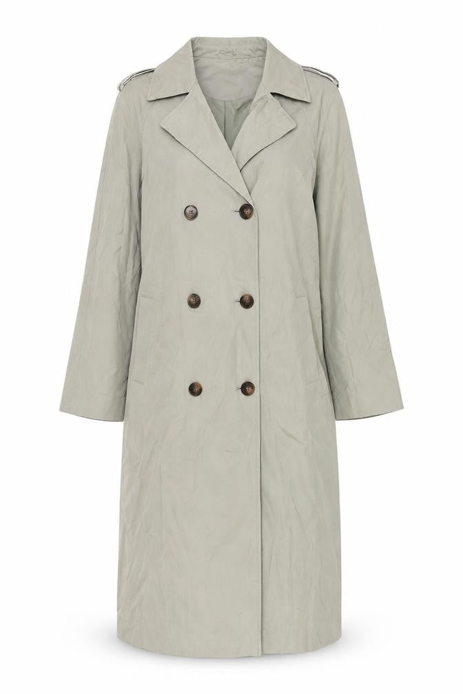 Marks & Spencer Women's Trench Coat Green Size 8