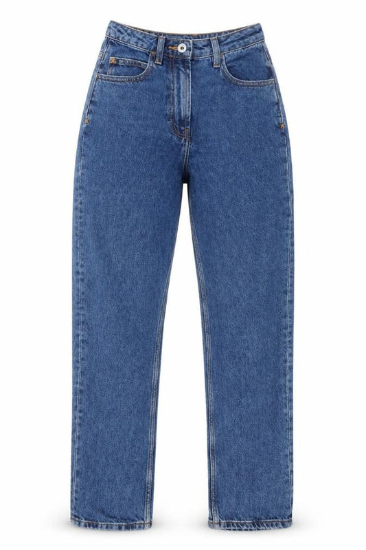 Collusion Women's Blue Straight Jeans, Size 4