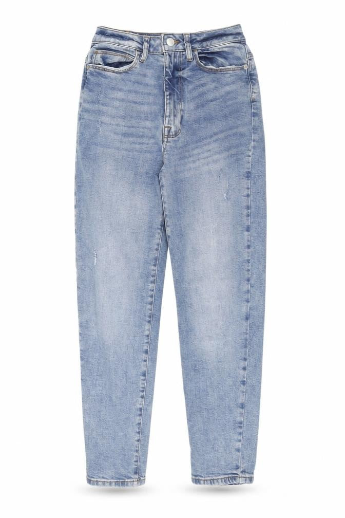 George Women's Blue Mom Jeans Size 8