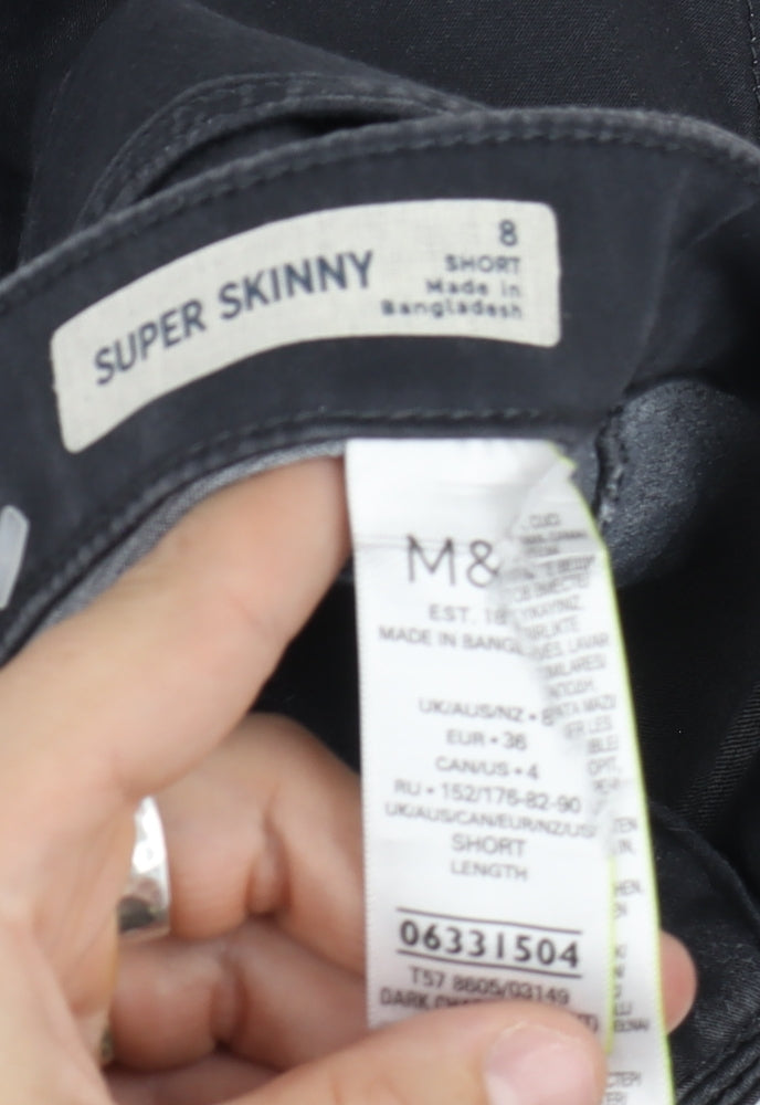 Marks and Spencer Women's Black Skinny Jeans Size 8