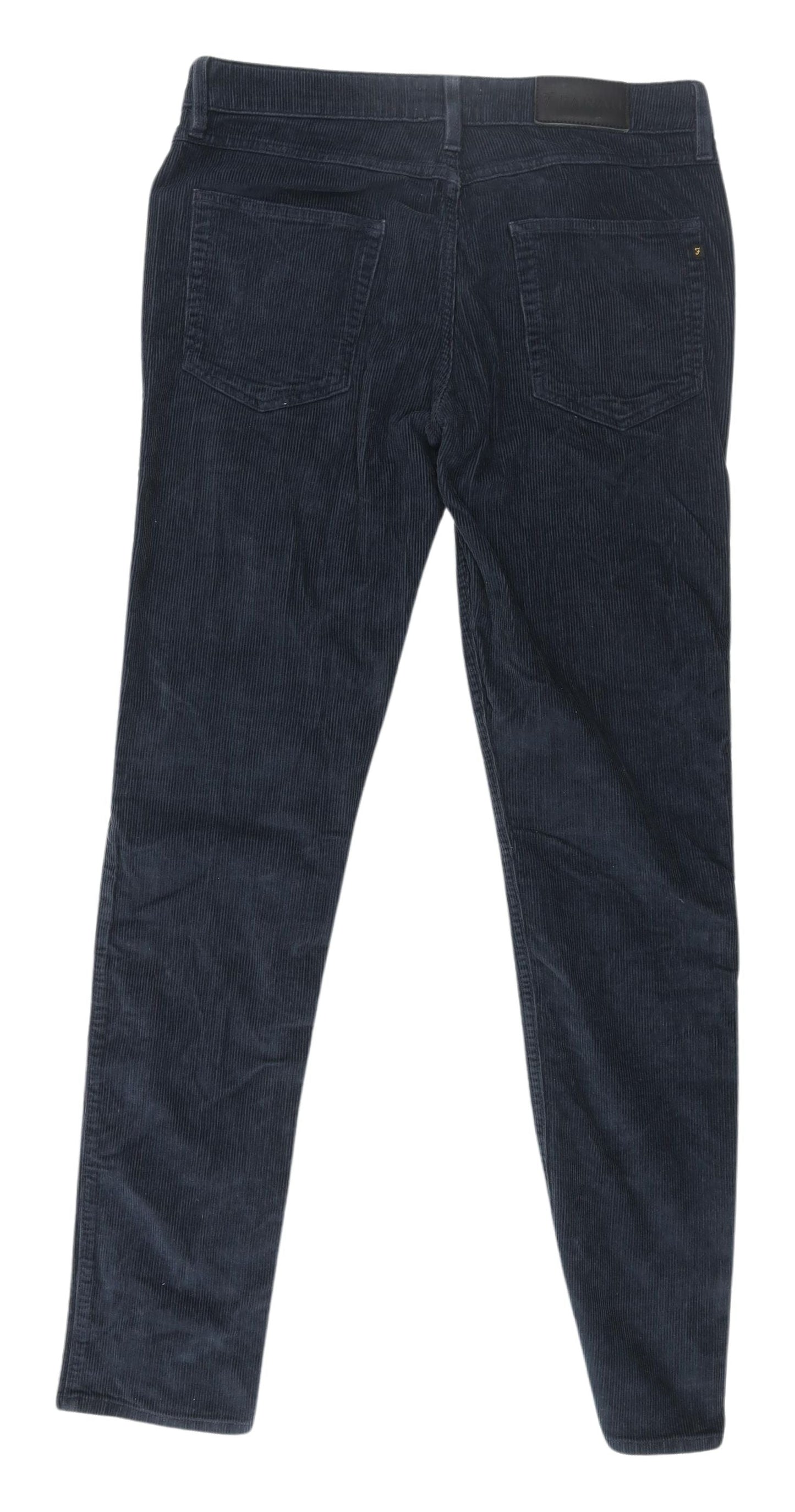 Farah Men's Black Corduroy Trousers, Size M, New