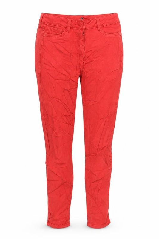 Next Women’s Red Jeans Size 8 with Button Closure