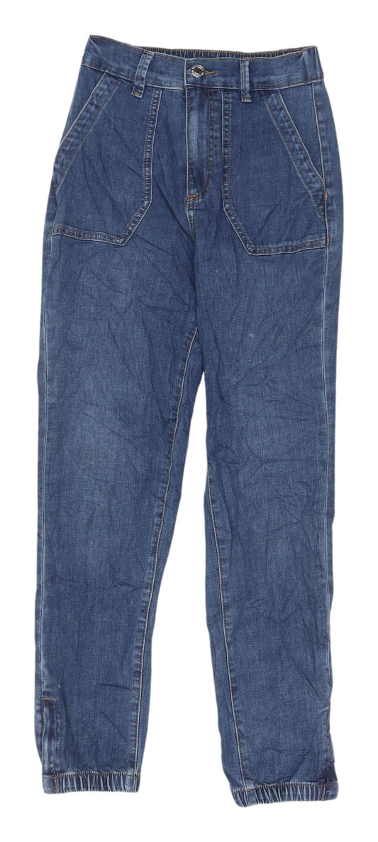 Marks and Spencer Women's Blue Cropped Jeans Size 6