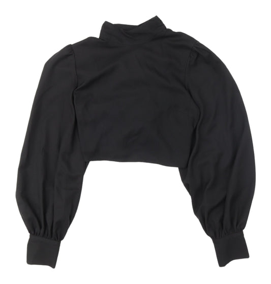In The Style Women's Black Cropped Blouse, Size 10