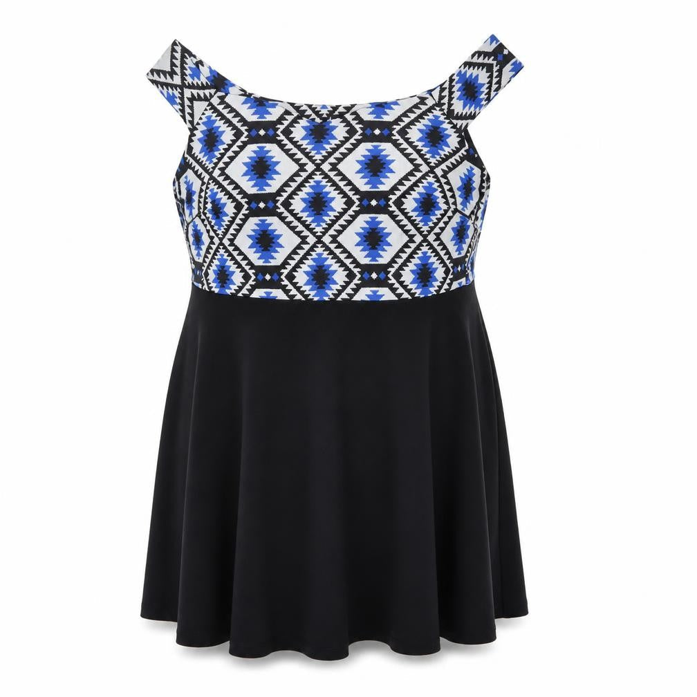 Lovedrobe Plus Aztec Fit & Flare Dress Size 22