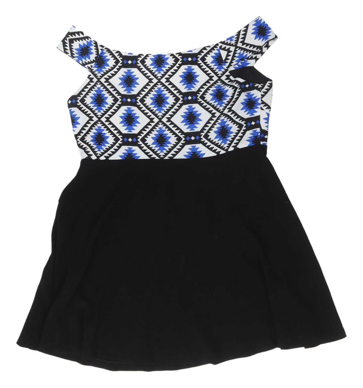 Lovedrobe Plus Aztec Fit & Flare Dress Size 22