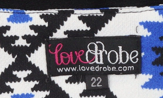 Lovedrobe Plus Aztec Fit & Flare Dress Size 22