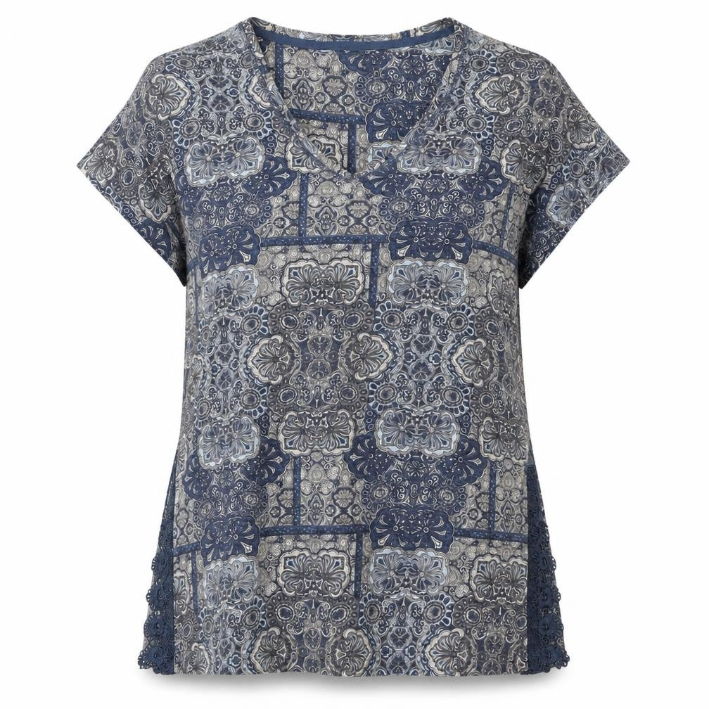 Next Women's Blue Bohemian Tunic - UK 16