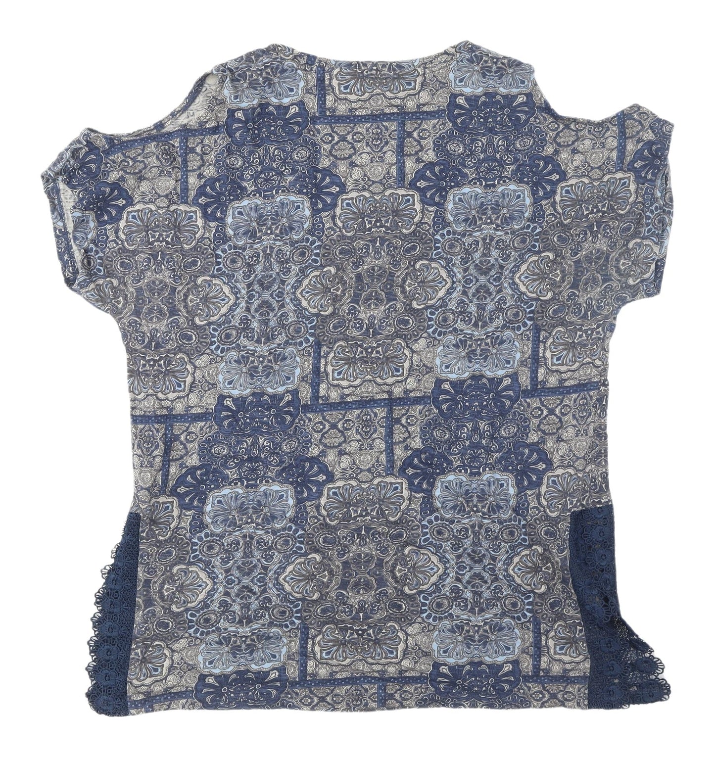 Next Women's Blue Bohemian Tunic - UK 16