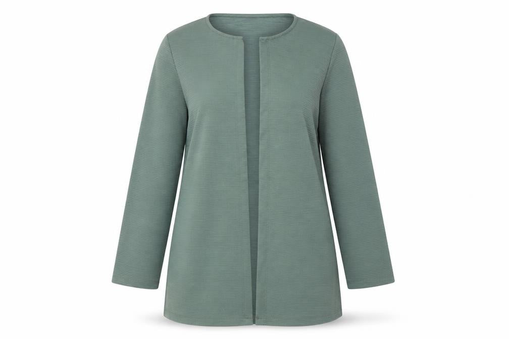 Only Women's Green Cardigan, Medium, 3/4 Sleeve
