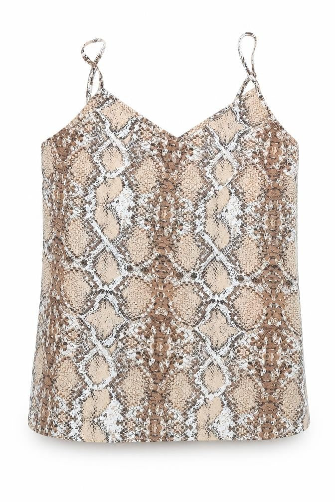 Marks & Spencer Beige Animal Print Camisole Size 8