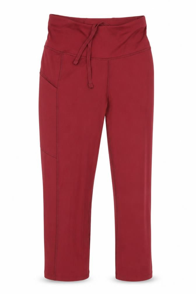 Marks & Spencer Women's Red Cropped Trousers, Size S
