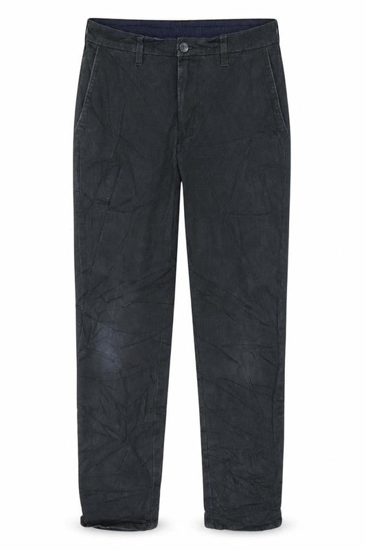 Front view of Marks & Spencer Black Chino Trousers, size 30