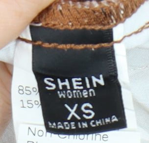 Shein Women's Brown Mom Jeans XS
