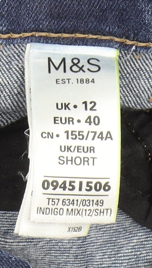 Marks & Spencer Blue Skinny Jeans, Women’s UK 12, Slim Fit
