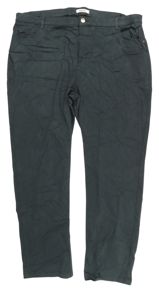 Marks and Spencer Women’s Green Straight Jeans 3XS