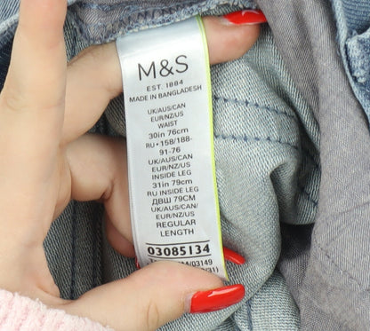 Marks & Spencer Men's Light Blue Slim Jeans