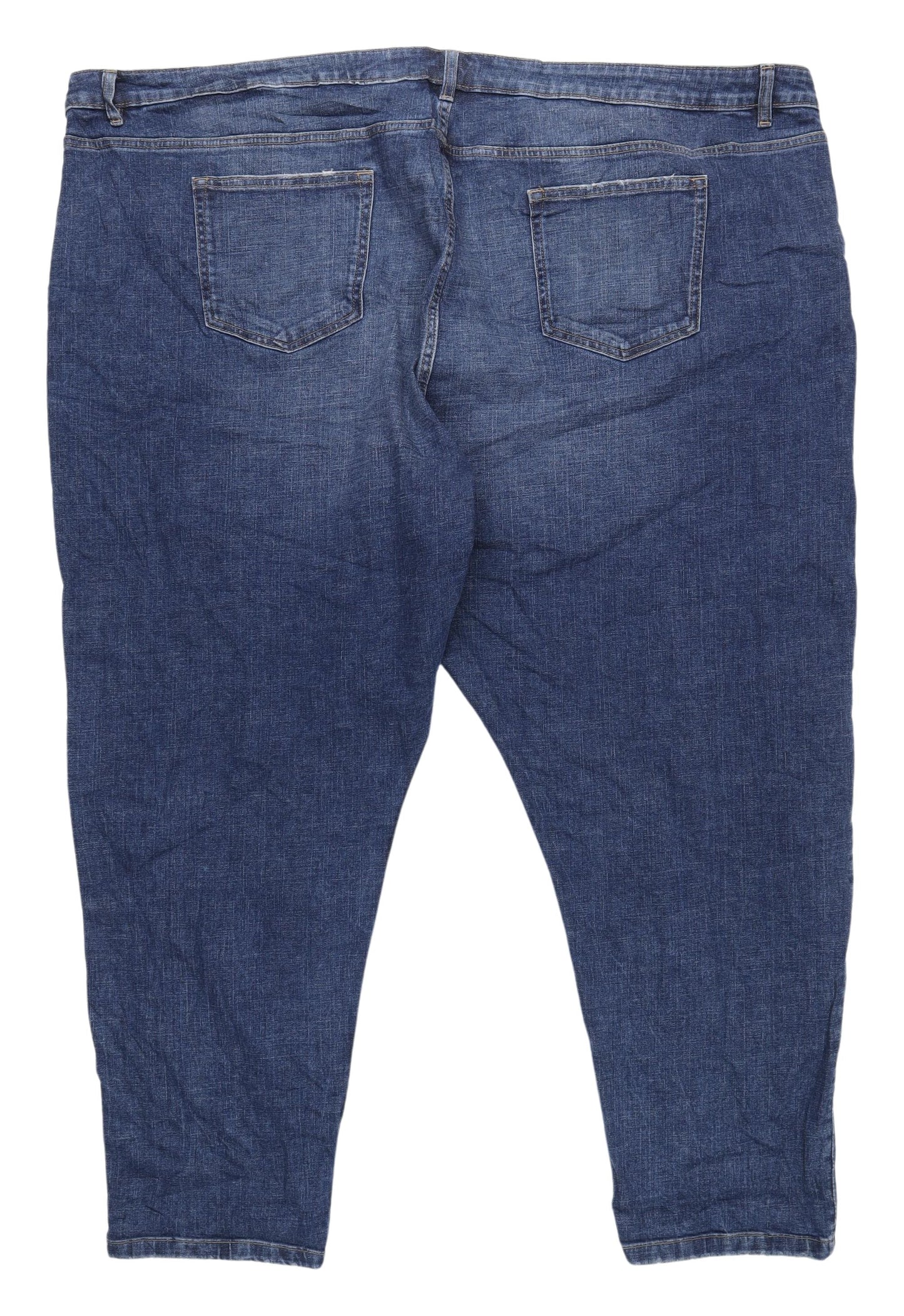 Marks and Spencer Blue Relaxed Straight Jeans, Size 32