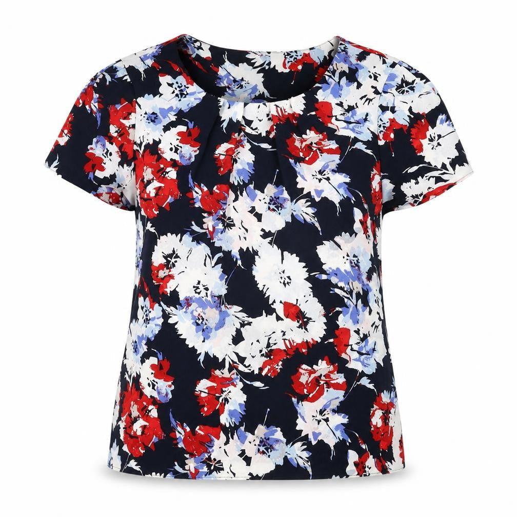 Bonmarché Women's Floral T-Shirt, Size 14, Multicoloured