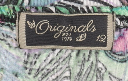 Close-up detail of Originals Women's Multicoloured Sleeveless Blouse, size 12