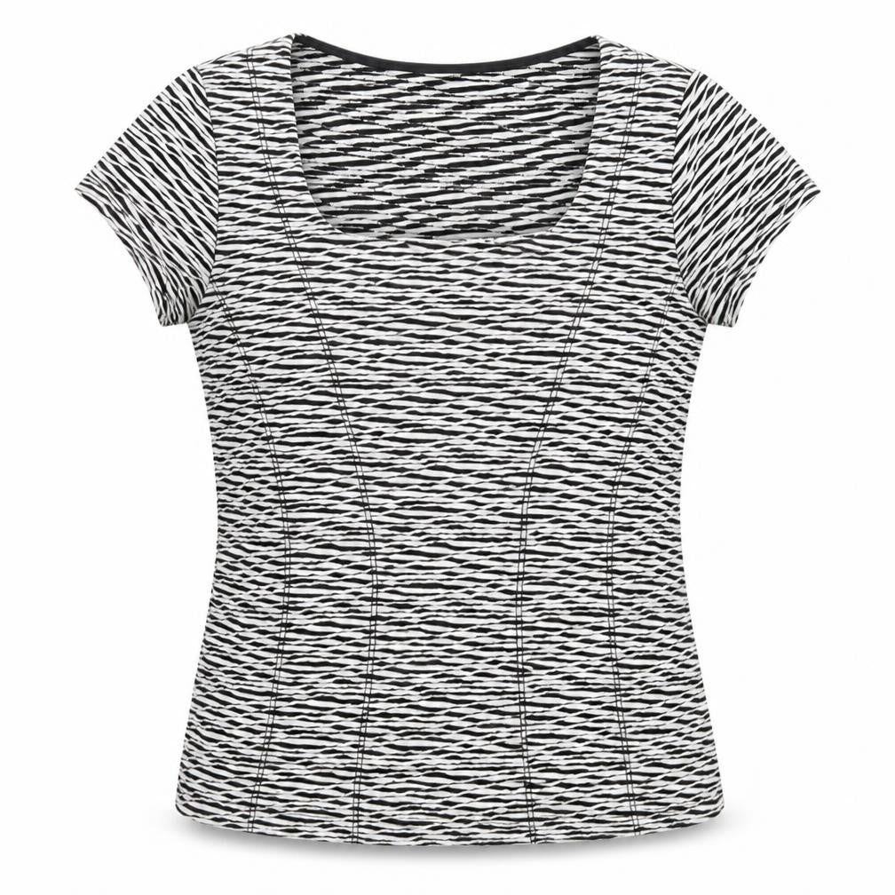Planet Women's White T-Shirt, Short Sleeve, Size S