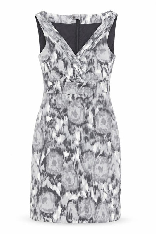 H&M Women's Grey Sheath Dress Size 8, Stylish & Elegant