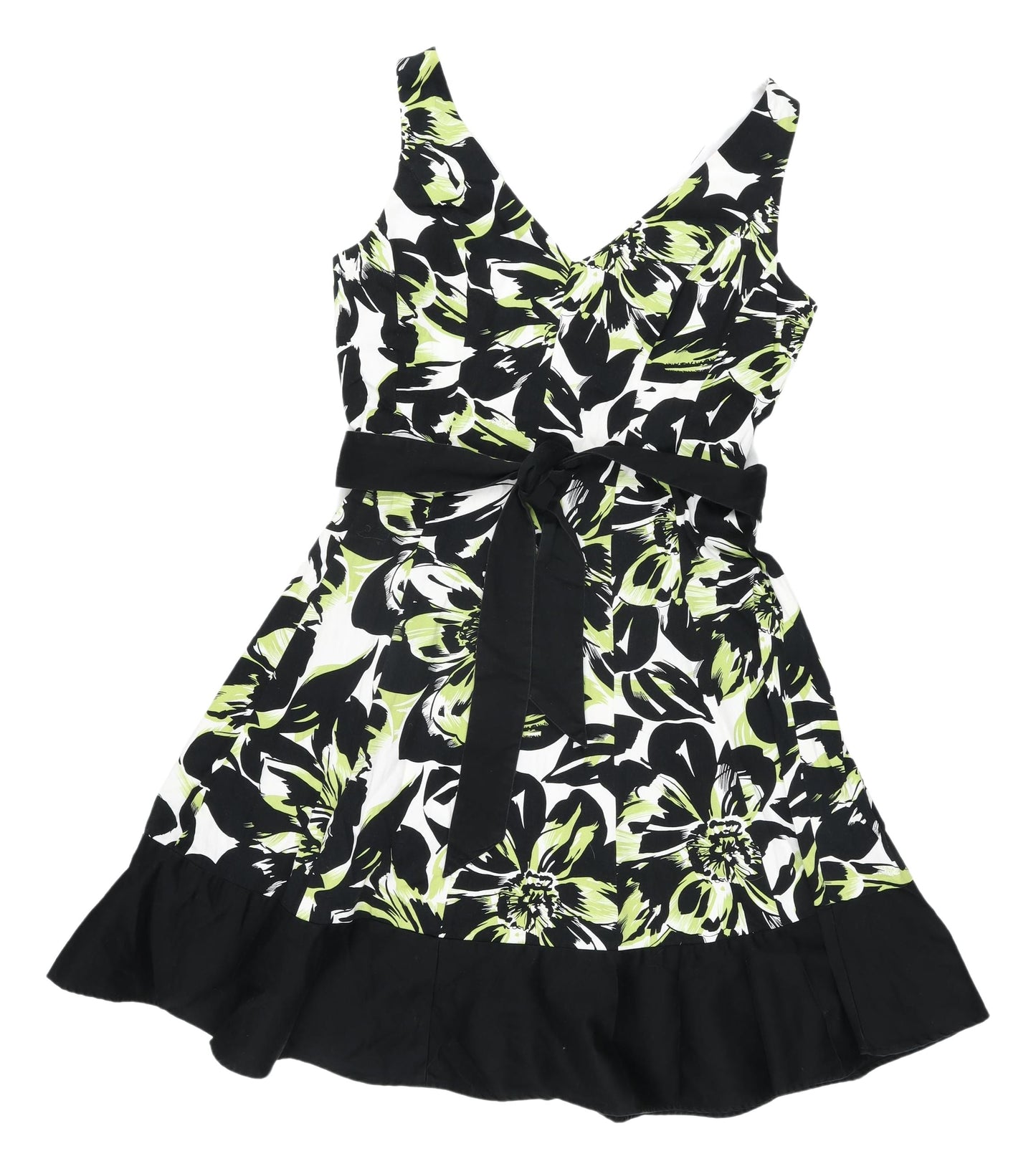 Jessica Howard Women's Multicoloured Fit & Flare Floral Dress