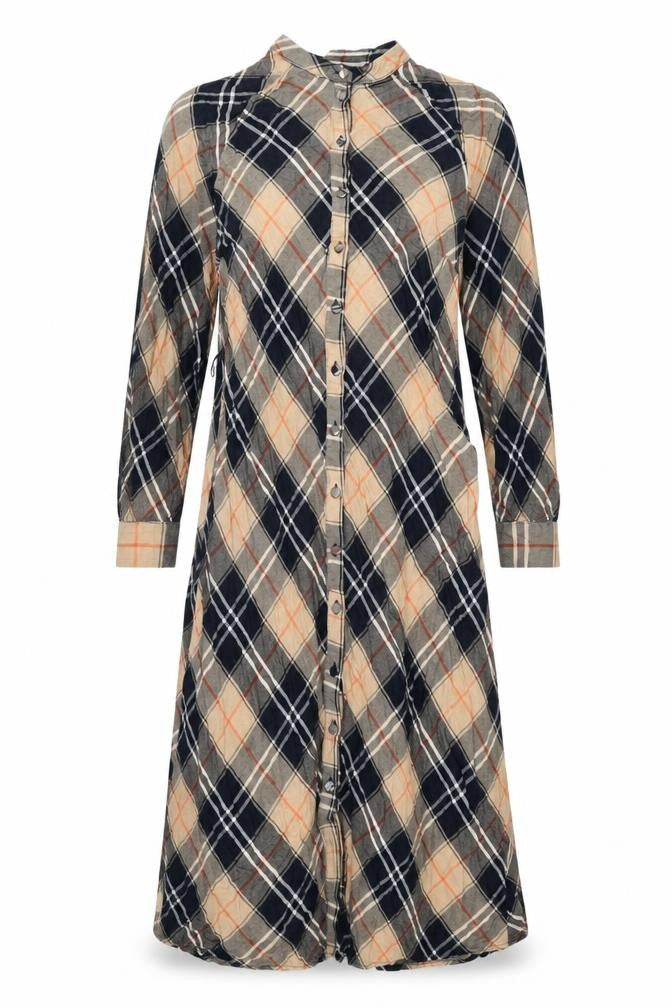 H&M Women's Multicoloured Plaid Shirt Dress, Size 12