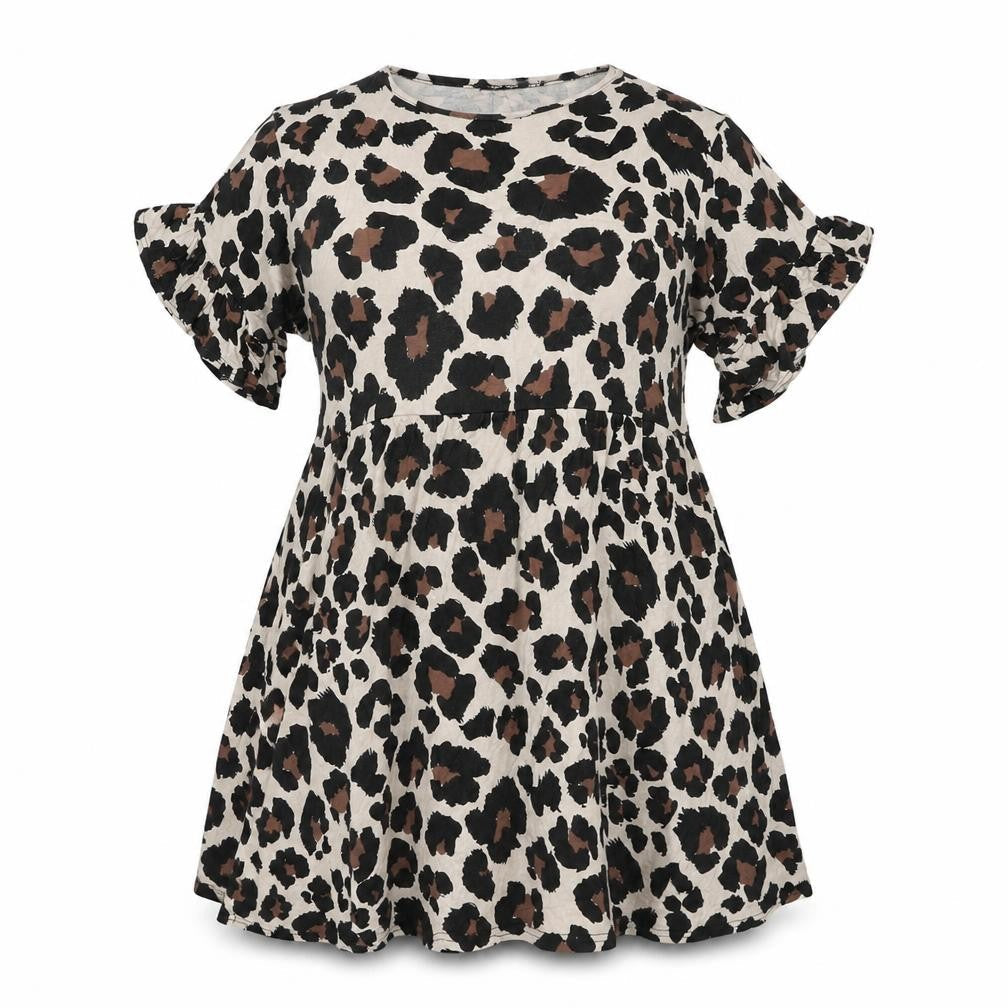 Boohoo Women's Multicoloured Animal Print Skater Dress