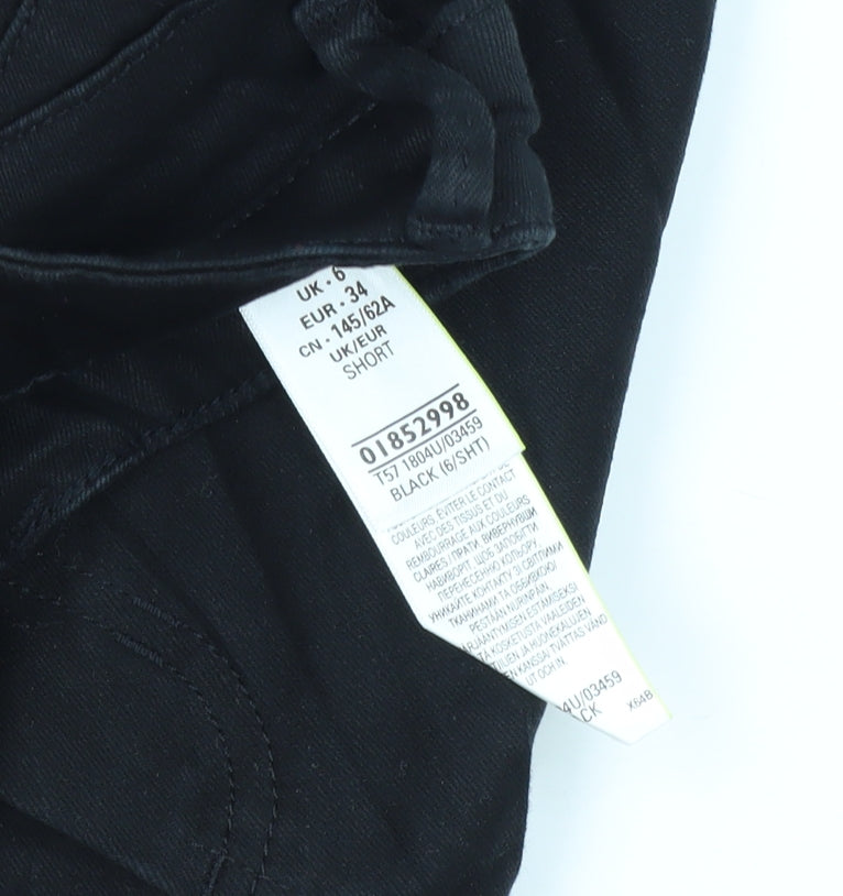 Marks and Spencer Women's Slim Black Jeans, Size 6