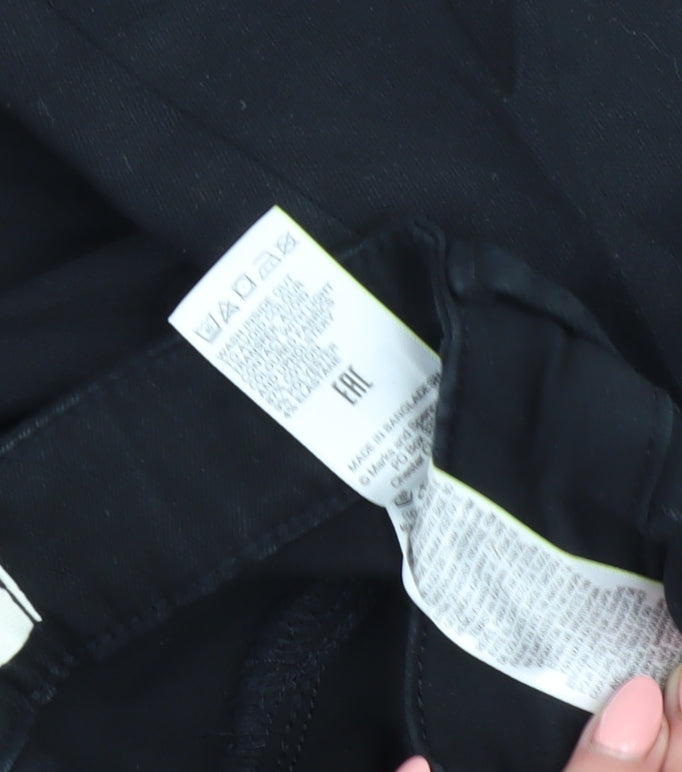Marks and Spencer Women's Slim Black Jeans, Size 6