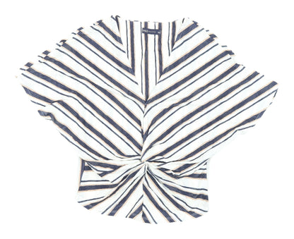 Marks & Spencer Women's Striped Cropped Blouse
