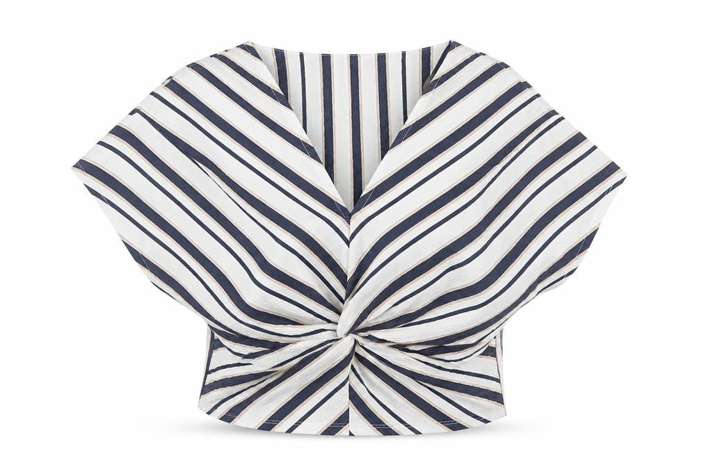 Marks & Spencer Women's Striped Cropped Blouse