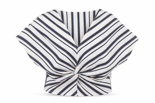 Marks and Spencer Women's Striped Cropped Blouse