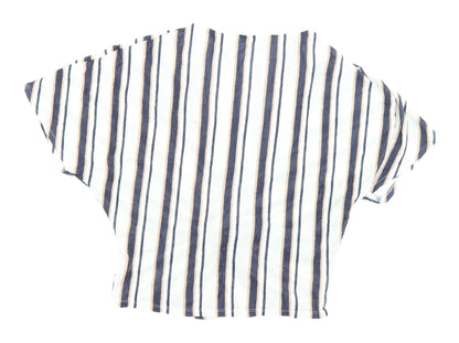 Marks & Spencer Women's Striped Cropped Blouse