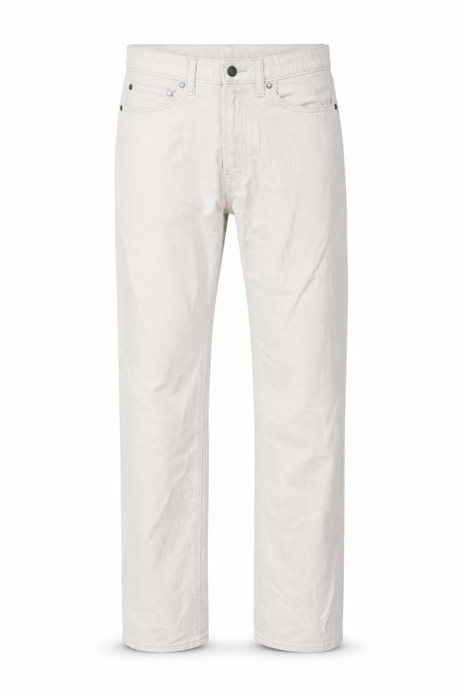 Marks & Spencer Men's Ivory Straight Jeans 30W 33L
