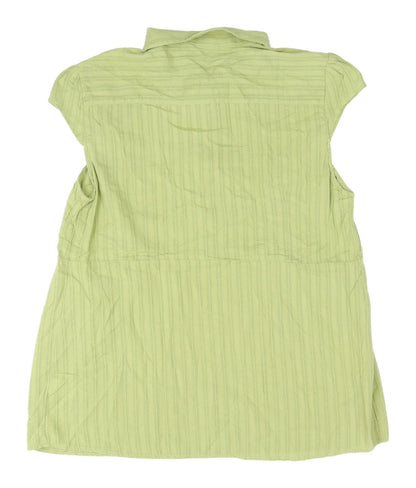 Marks & Spencer Women's Green Blouse, Size 16
