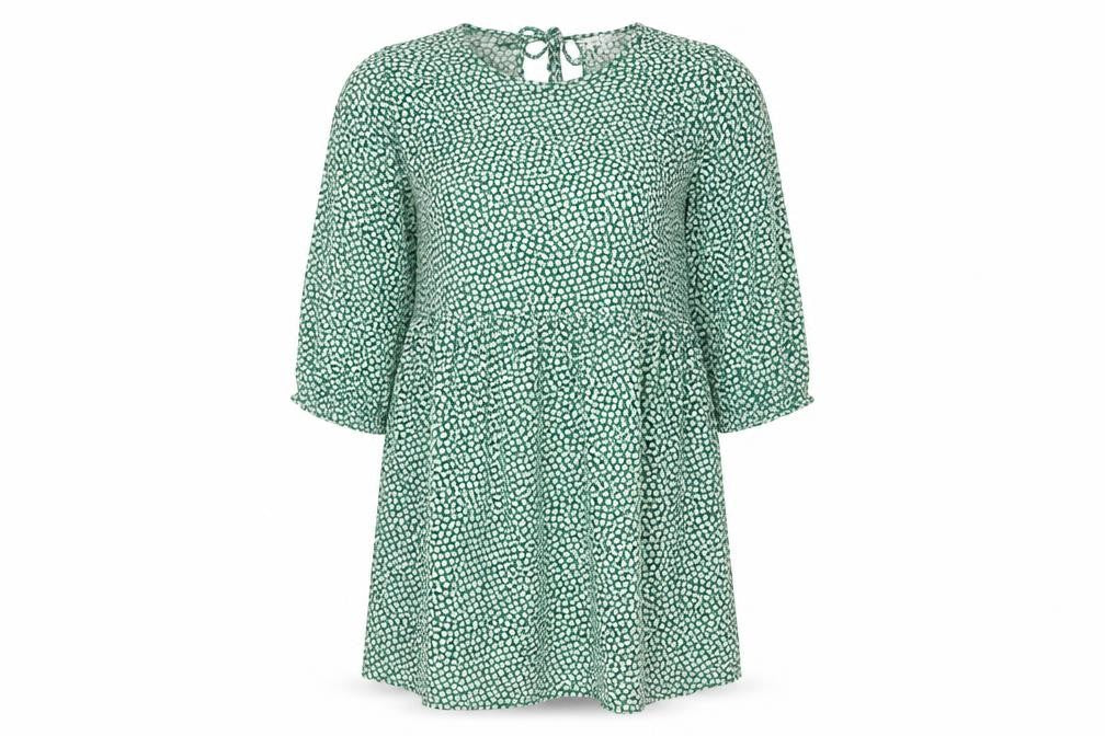 Daisy Street Green Floral Shift Dress, UK 10, New
