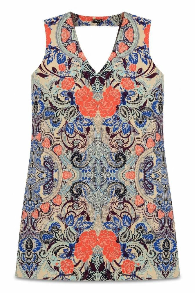 New Look Women's Multicoloured Floral Blouse Size 10