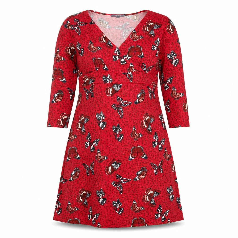 Studio Red A-Line Butterfly Print Dress 12-14