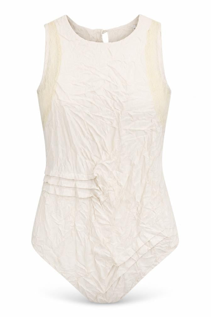 True Decadence Ivory Sleeveless Blouse, Size 12