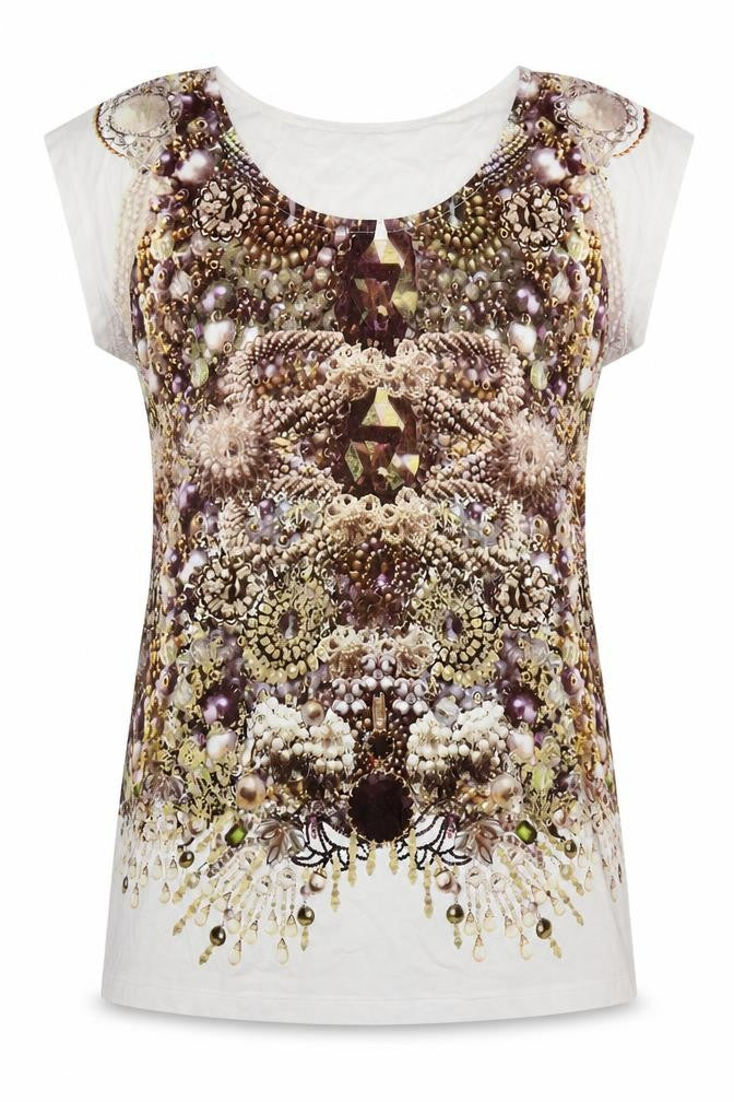 Dorothy Perkins Women's Multicoloured Floral T-Shirt