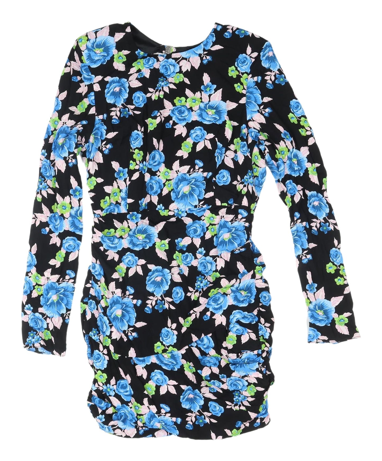 Zara Women’s Black Floral Bodycon Dress, Size M