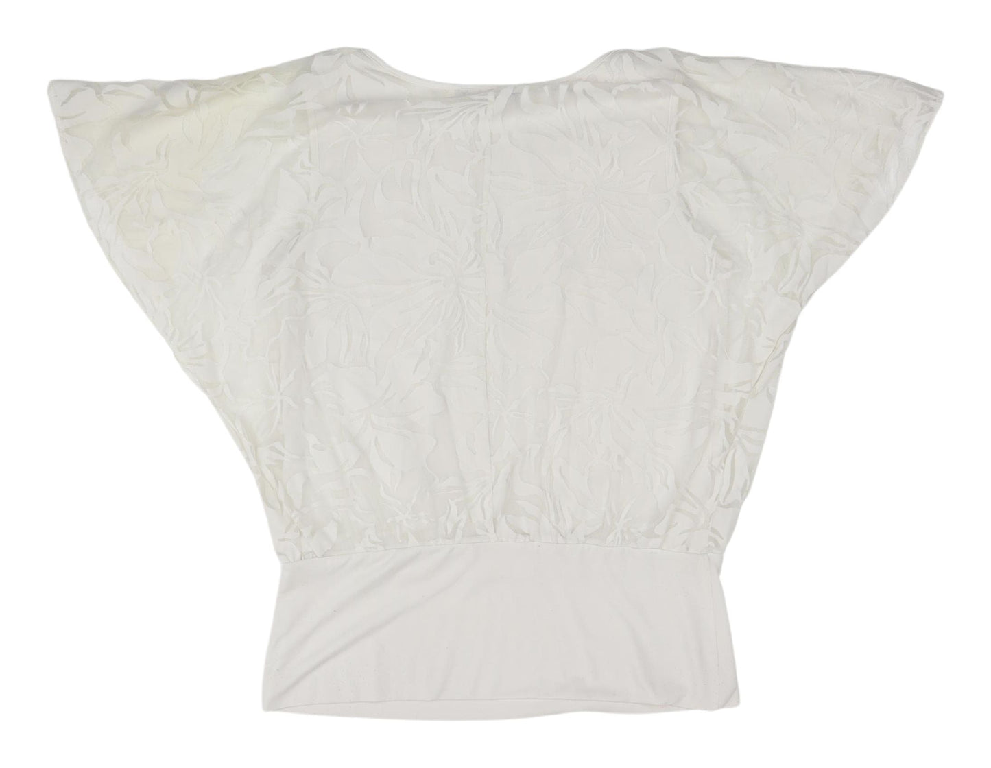 Roman Ivory Floral Blouse, Size 10, Women’s, Summer Style