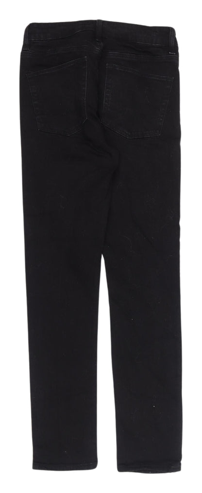 Back view of ASOS Men's Black Skinny Jeans, size 29, Regular Fit