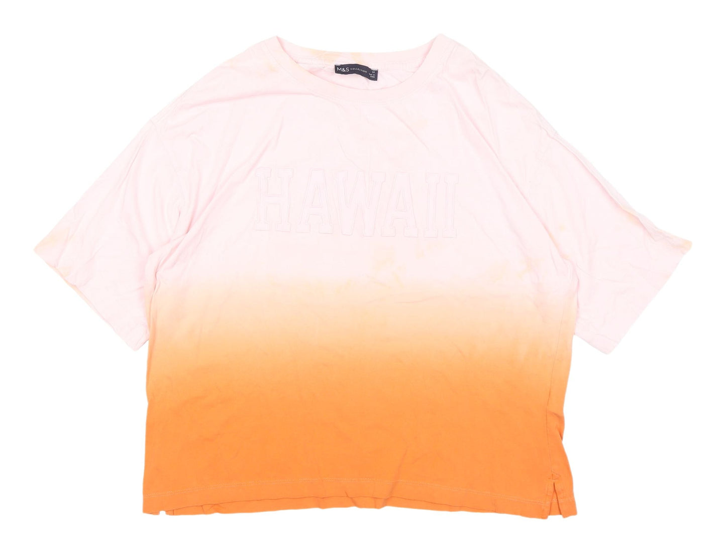 Marks and Spencer Women’s Multicoloured T-Shirt, Size 14